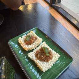Welcome appetizer for soft opening