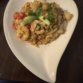 Pimaan Thai Restaurant - Pineapple Fried Rice, a great main or shared app - Thai Near Me - Emerson, New Jersey