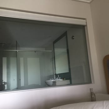 Peppers Salt Resort & Spa - This was a bit weird - a window from the master bedroom to bathroom with a blind you could pull down on the master bedroom side. - Hotels Near Me - Kingscliff, NSW