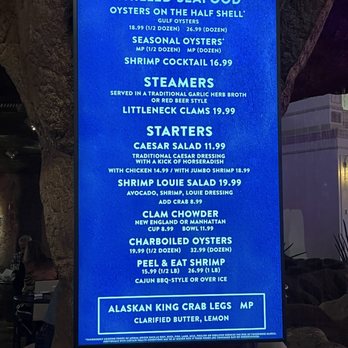 Oyster Bar - Menu - Seafood Near Me - Henderson, Nevada Oyster Bar - Menu - Seafood Near Me - Henderson, Nevada