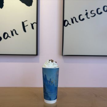 Momo Tea - Da Hong Pao Milk Tea w/ whipped cream + pecan ($6.99) - Tea Rooms Near Me - San Francisco, California Momo Tea - Da Hong Pao Milk Tea w/ whipped cream + pecan ($6.99) - Tea Rooms Near Me - San Francisco, California