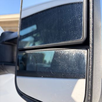 Flan's Auto Wash - Dirty mirror - Car Wash Near Me - Bellflower, California