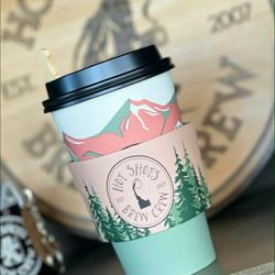 Hot Shots Brew Crew - Cutest cups and sleeves ever!
