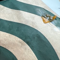 Starbucks - There were dried food particles on the outside of three bags.