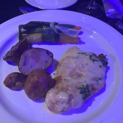 Knoll Country Club Catering - Chicken Francese, roasted potatoes & vegetables