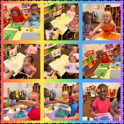 Little Cubs Learn and Play Daycare - Art projects are always fun at Little Cubs Learn and Play Daycare !