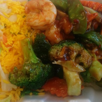 China Wok - Schezuan shrimp w.veg fried rice - Chinese Near Me - Wallington, New Jersey