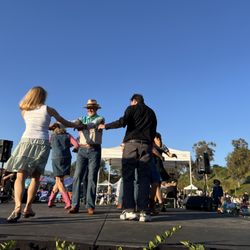 Ramblin' Rogues - Square dancing demo by Ramblin' Rogues members at Prelude in the Park in Mission Viejo on 8/9/25.