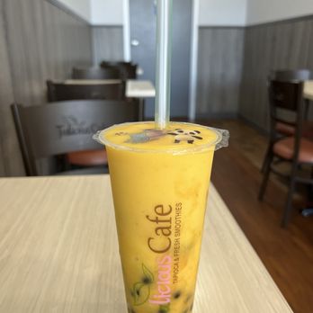 Tealicious Cafe - Mango boba tea - Bubble Tea Near Me - San Antonio, Texas