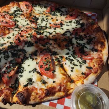 Jack Loves Pizza - Margherita Pizza and Greek Salad - Pizza Near Me - Tujunga, California