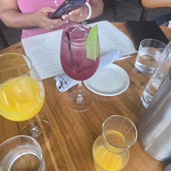 Burtons Grill & Bar - Berry sparkler mocktail - New American Near Me - Riverdale Park, Maryland
