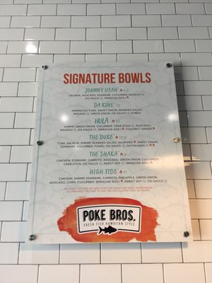 Menu photo 2 Poke Bros Greenville, SC
