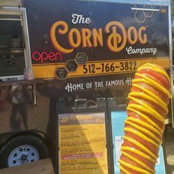 The Corndog Company - Austin - Best smokey cheddar corndog ever!