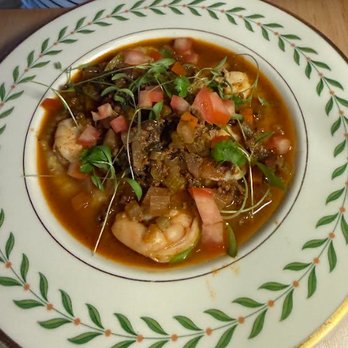 Touché - Chorizo Shrimp and Grits - French Near Me - Syracuse, New York Touché - Chorizo Shrimp and Grits - French Near Me - Syracuse, New York