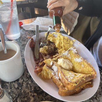 Peoria Cafe - Valley special, French Toast, eggs, and sausage. - American Near Me - Peoria, Arizona