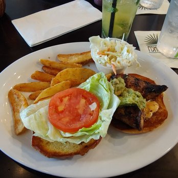 St Augustine Fish Camp - Blackened Mahi Mahi sandwich on Brioche bun. - Seafood Near Me - St Augustine, Florida
