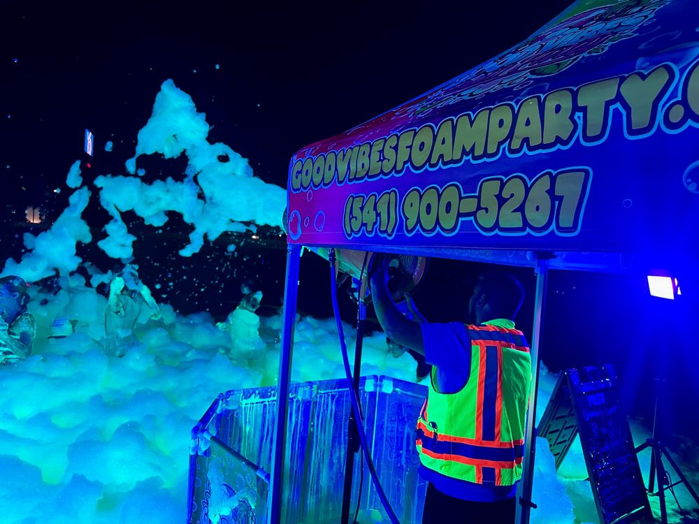 Good Vibes Foam Party Logo