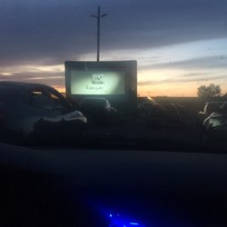 Cactus Drive In Theatre - The pop-up screen. Super rad!