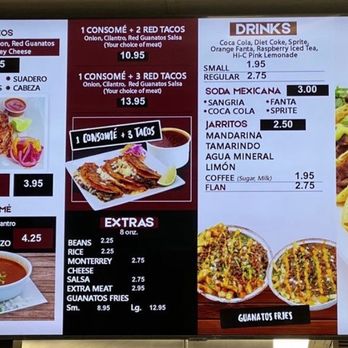 Guanatos Tacos - Menu - Tacos Near Me - Sylmar, California Guanatos Tacos - Menu - Tacos Near Me - Sylmar, California
