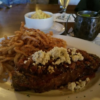 Winewood - Wagyu steak with a side of saffron risotto - New American Near Me - Grapevine, Texas