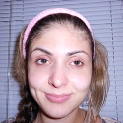 BEFORE hair and make-up