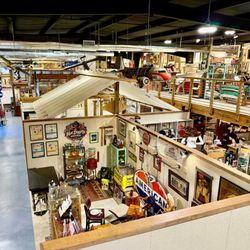 Picker Joe's Antique Mall - New Location for Picker Joe's Antique Mall & Vintage Market! Check out this view from the mezzanine!