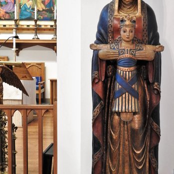 St Andrew's Episcopal Church - Byzantine Madonna just outside the chancel. - Churches Near Me - Denver, Colorado St Andrew's Episcopal Church - Byzantine Madonna just outside the chancel. - Churches Near Me - Denver, Colorado