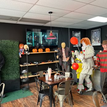 Coffinated Coffee - a group of people dressed in halloween costumes - Coffee & Tea Near Me - La Puente, California Coffinated Coffee - a group of people dressed in halloween costumes - Coffee & Tea Near Me - La Puente, California