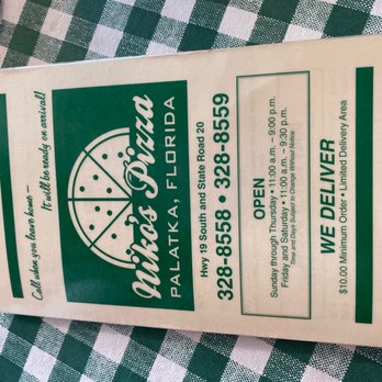 Niko's Pizza - Menu - Pizza Near Me - Palatka, Florida Niko's Pizza - Menu - Pizza Near Me - Palatka, Florida