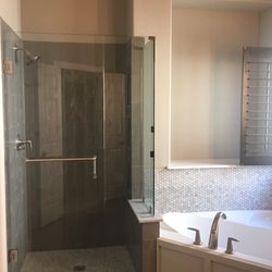 Hurst Glass and Screen - New frameless shower door