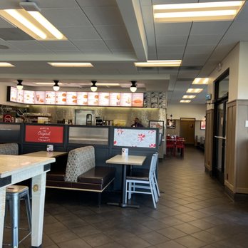 Chick-fil-A - ows the interior of a fast food restaurant - Fast Food Near Me - Asheville, North Carolina