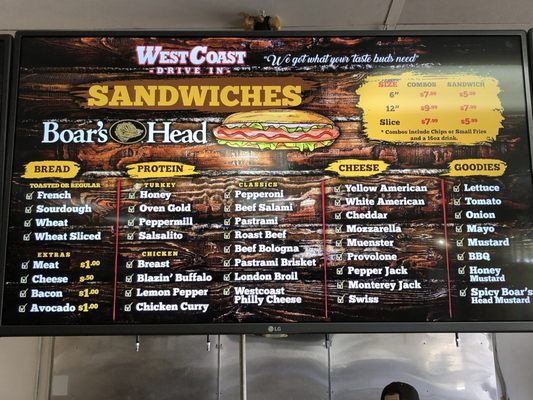 Menu photo 2 West Coast Drive In Visalia, CA Menu photo 2 West Coast Drive In Visalia, CA