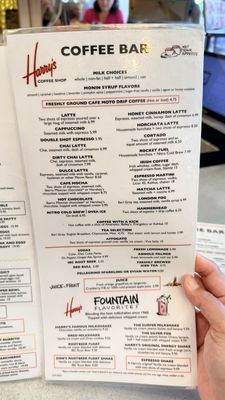 Menu photo 5 Harry's Coffee Shop Del Mar, CA