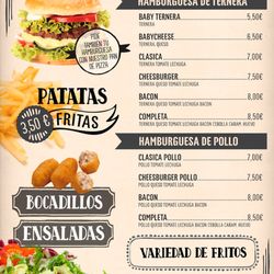 Casa de la Pizza - Burger Menu