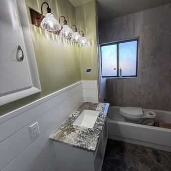 Kanner Creek Home Design - Remodel bathroom nearing completion. - General Contractors Near Me - Twin Falls, Idaho