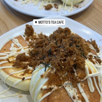 Motto Tea Cafe - Pork Sung & Seaweed Souffle Pancakes - Bubble Tea Near Me - San Gabriel, California
