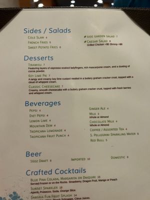 Menu photo 7 Oceanview Terrace Bar and Grill Daytona Beach, FL