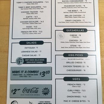 The Terry Melt - Menu - Sandwiches Near Me - Dearborn Heights, Michigan