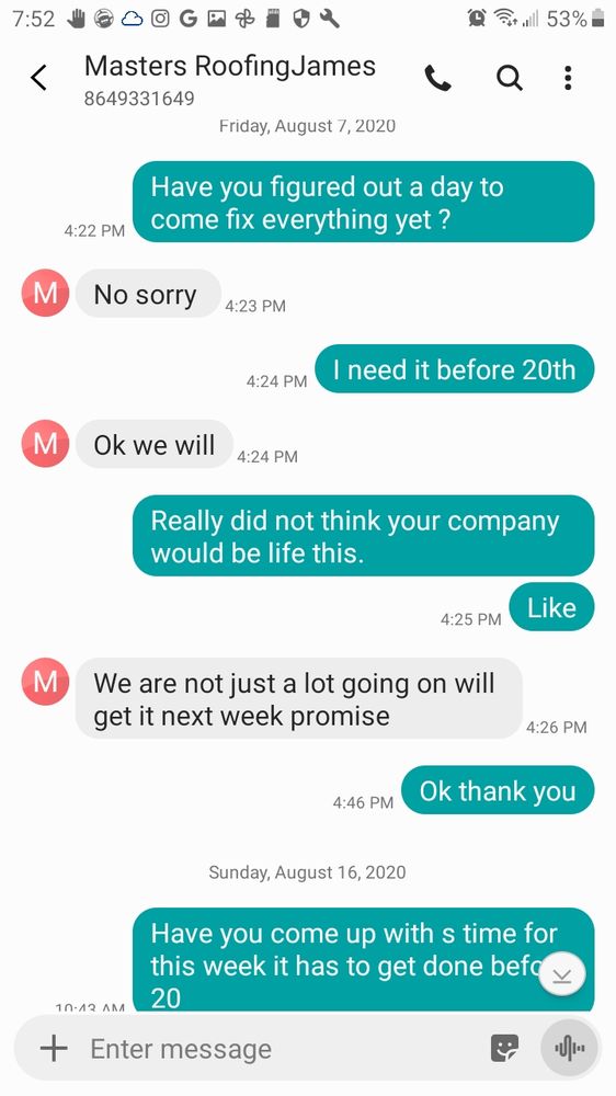 Slide of Masters Of Roofing