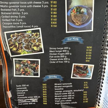 Mariscos El Toro Guero - Menu - Mexican Near Me - Cabo San Lucas, BCS