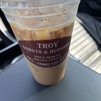 Troys Donuts & Burgers - Iced coffee - Burgers Near Me - Monrovia, California Troys Donuts & Burgers - Iced coffee - Burgers Near Me - Monrovia, California