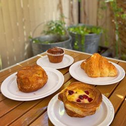 Simple Loaf Bakehouse - Kouign Amann, Pasteis de Nata, Traditional Croissant, Lemon Poppy Seeds Muffin