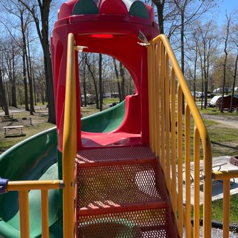Flint / Holly KOA - Slide has caution tape!?! - Campgrounds Near Me - Holly, Michigan Flint / Holly KOA - Slide has caution tape!?! - Campgrounds Near Me - Holly, Michigan