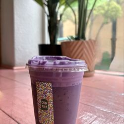 Contra Coffee & Tea - Kuya latte (ube), delish!