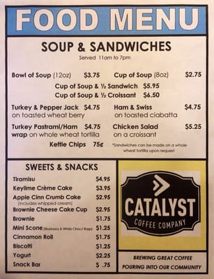 Menu photo 3 Catalyst Coffee Company Greeneville, TN Menu photo 3 Catalyst Coffee Company Greeneville, TN