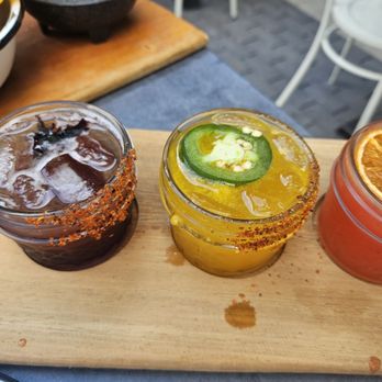 Dos Santos - Margarita flight - Mexican Near Me - Nashville, Tennessee