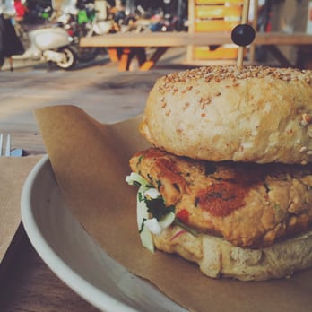 Coffee & Coconuts - Tempeh Burger - Coffee & Tea Near Me - Amsterdam, New Hampshire