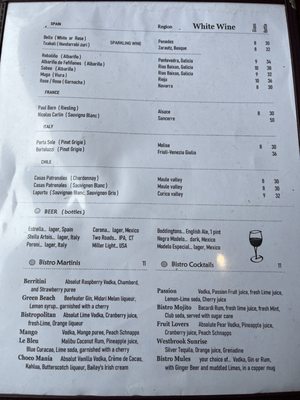 Menu photo 5 Bistro Mediterranean & Tapas Bar Westbrook, CT