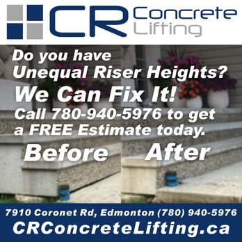 CR Concrete Lifting - Masonry/Concrete Near Me - Edmonton, Alberta