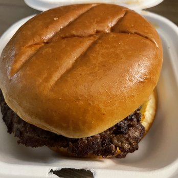 Umami Burger - Truffle Burger. You can clearly see how dry the patties are! - Burgers Near Me - Portland, Oregon Umami Burger - Truffle Burger. You can clearly see how dry the patties are! - Burgers Near Me - Portland, Oregon